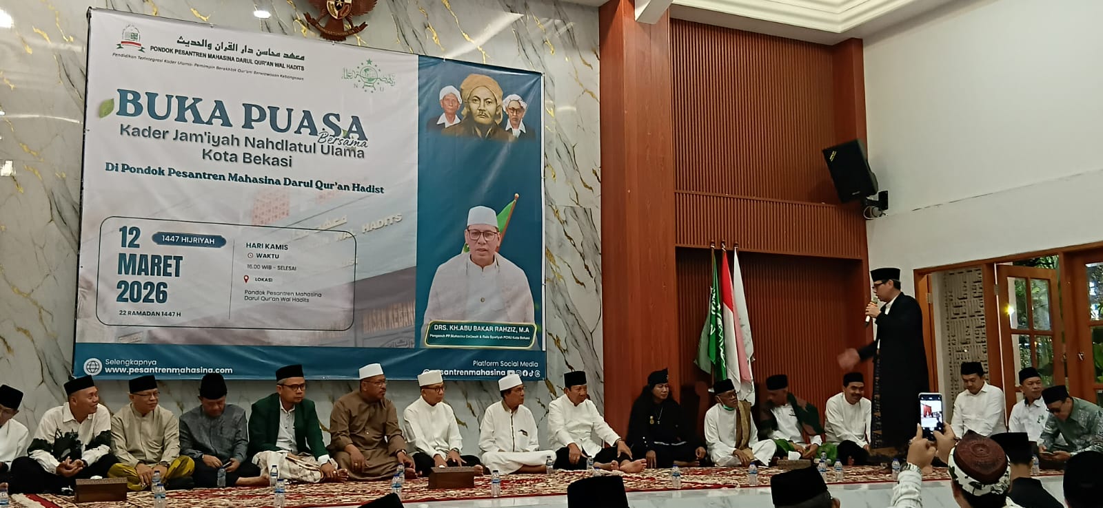 Ramadan Berkah, Kader NU Kota Bekasi Gelar Buka Puasa Bersama di Pesantren Mahasina